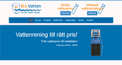 Desktop Screenshot of bravatten.se